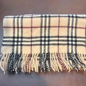 Vintage Burberry Classic Nova Check Pattern Scarf